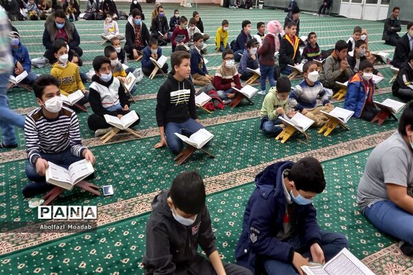 محفل انس با قرآن، دانش‌آموزی دبستان فضیلت، شهرستان کاشمر