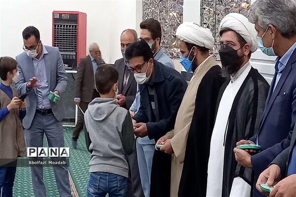 محفل انس با قرآن، دانش‌آموزی دبستان فضیلت، شهرستان کاشمر