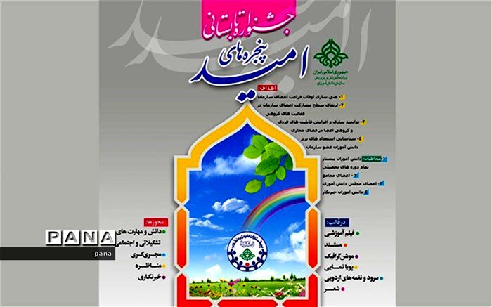 برگزیدگان مرحله شهرستانی جشنواره سراسری پنجره‌های امید معرفی شدند