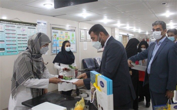 تقدیر مدیر کل آموزش و پرورش استان بوشهر از پرستاران در روز پرستار