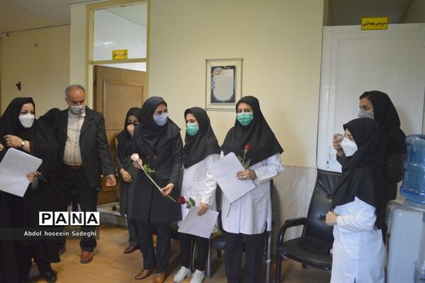 تقدیر و تشکر از کادر درمانگاه شهدای فرهنگی استان بوشهر