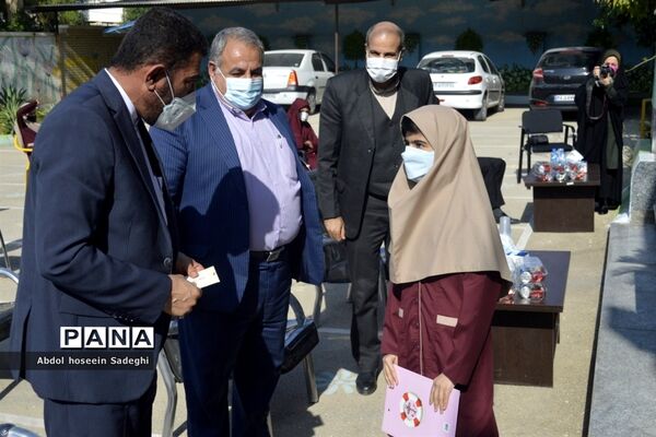 مراسم هفته پژوهش در دبیرستان شاهد شهیده سهام خیام بوشهر