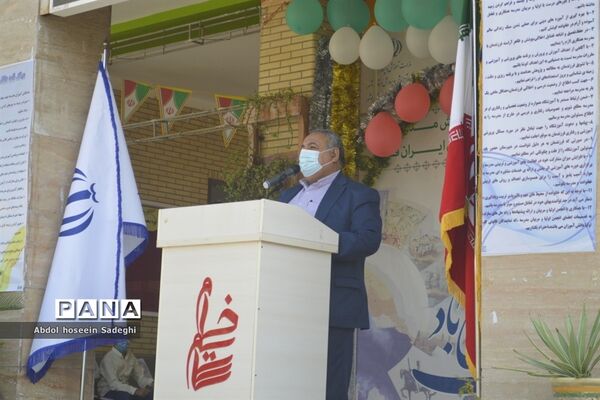 مراسم هفته پژوهش در دبیرستان شاهد شهیده سهام خیام بوشهر