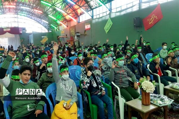 میثاق با حضرت مهدی ( عج الله ) در مدارس شهرستان آباده