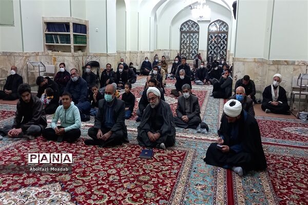 برگزاری مراسم عزاداری دهه اول فاطمیه در آرامگاه شهید مدرس