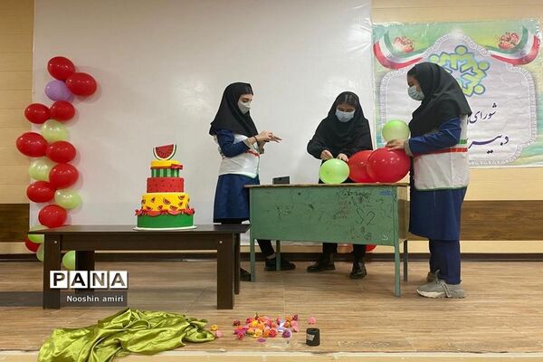 جشن یلدا دبیرستان ام ابیها بوشهر
