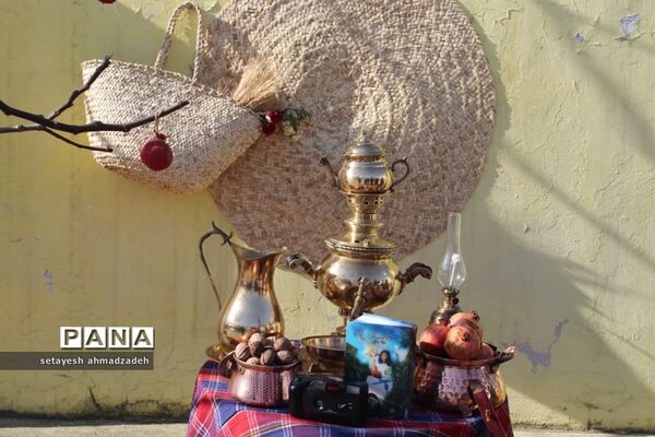 جشنواره بومی و محلی یلدا در دبیرستان شاهد گلوگاه