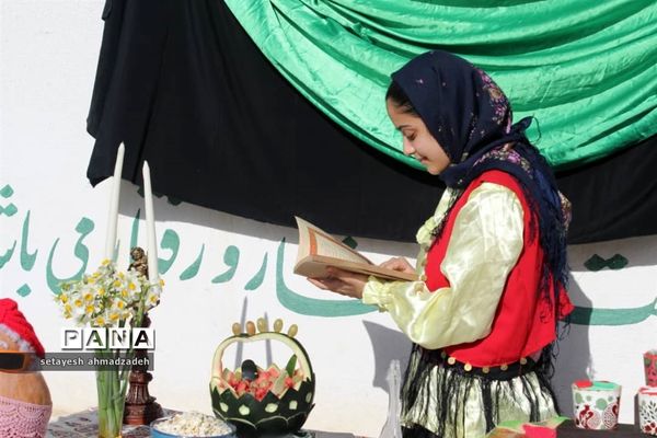 جشنواره بومی و محلی یلدا در دبیرستان شاهد گلوگاه