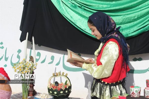 جشنواره بومی و محلی یلدا در دبیرستان شاهد گلوگاه