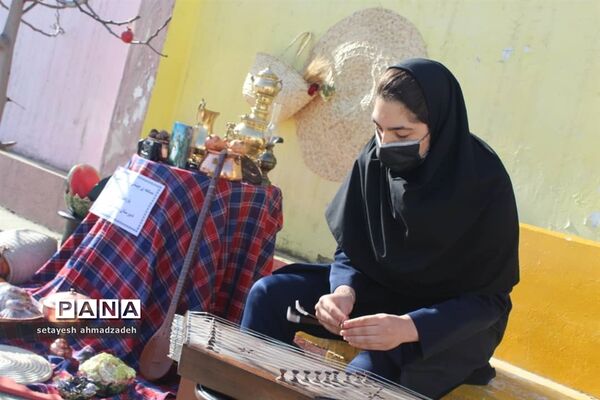 جشنواره بومی و محلی یلدا در دبیرستان شاهد گلوگاه