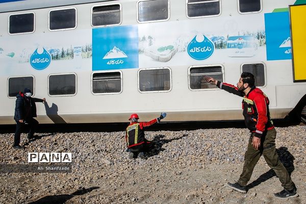 حادثه برخورد دو دستگاه قطار مترو کرج - تهران