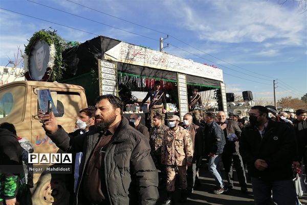 مراسم تشییع شهید عبدالله پولادوند