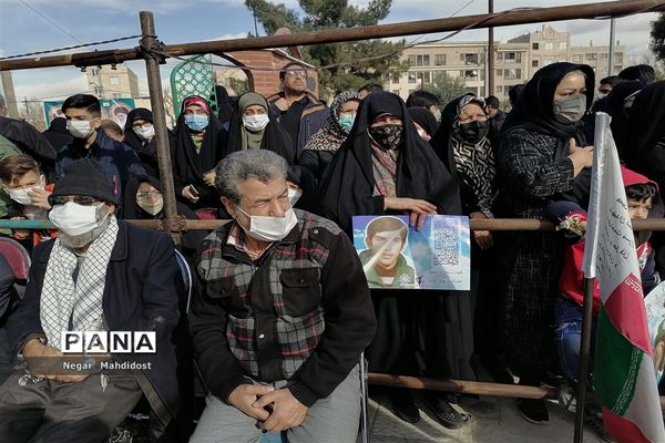 مراسم تشییع شهید عبدالله پولادوند