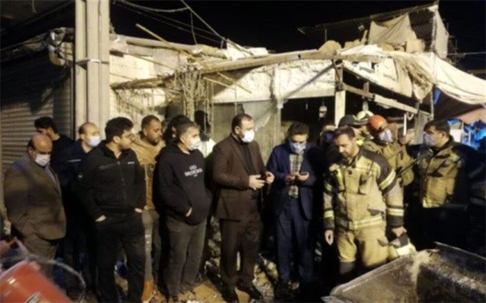 تشکیل پرونده قضایی برای حادثه بازار گل شهید محلاتی