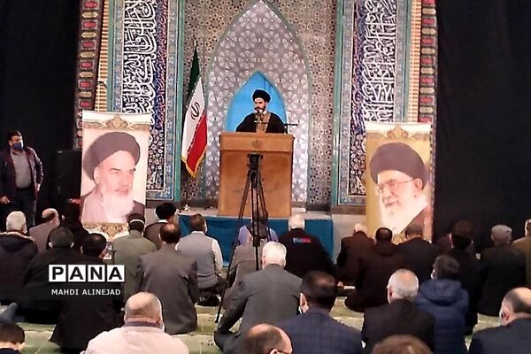 آیین نماز جمعه شهرستان پردیس در مسجد الغدیر
