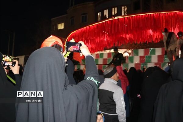 مراسم باشکوه استقبال از پیکر پاک شهیدگمنام هشت سال دفاع مقدس باحضور مردم شهید پرور کاشان
