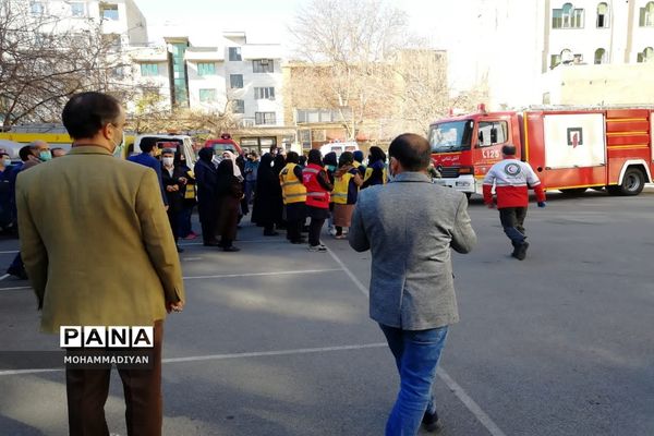 مانور ایمنی و کاهش بلایای طبیعی در منطقه 10