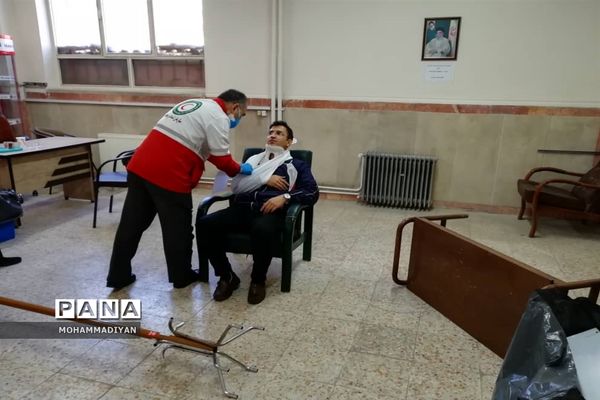 مانور ایمنی و کاهش بلایای طبیعی در منطقه 10