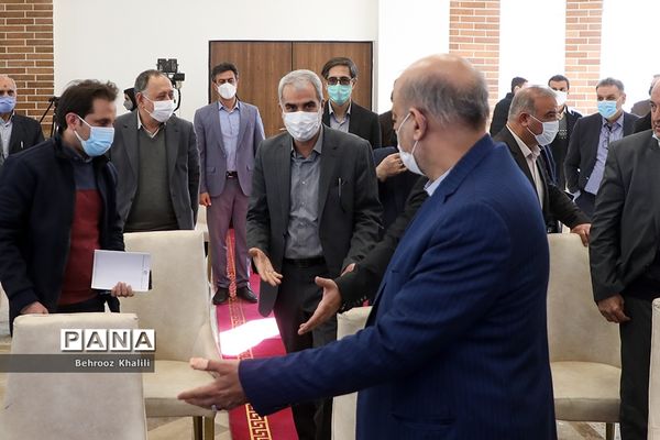 مراسم روز ملی ایمنی در برابر زلزله  و افتتاح مدرسه خیرساز زرین تاج ناصری