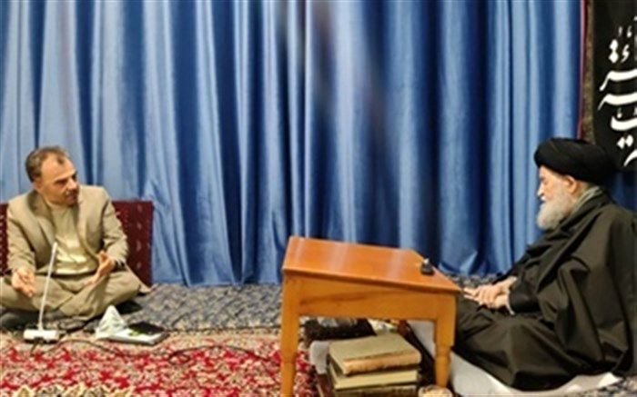 دیدار مدیرکل قرآن، عترت و نماز آموزش و پرورش با آیت‌الله علوی گرگانی