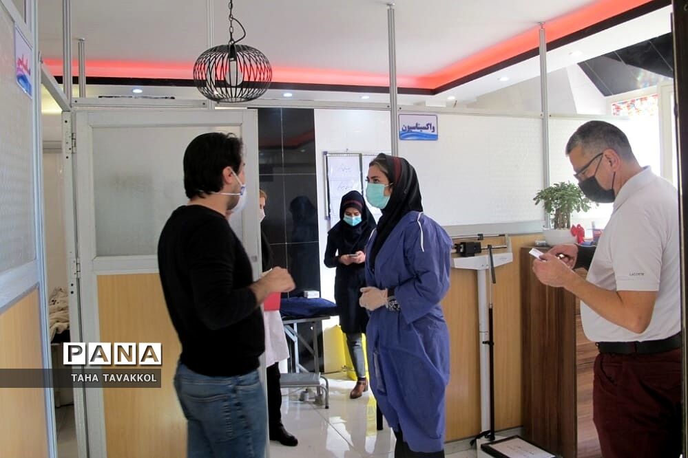 واکسیناسیون روزانه هزارنفردرشهرستان پردیس