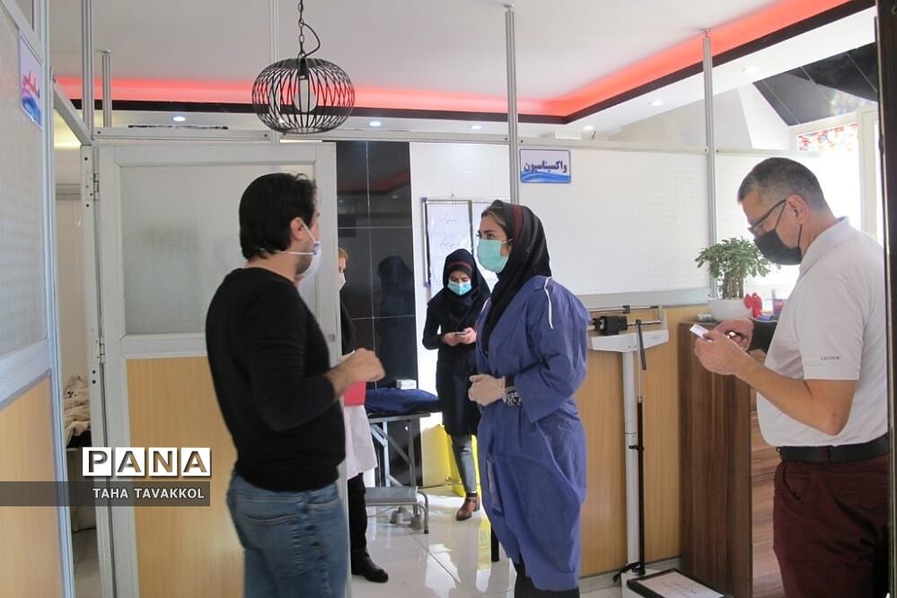 واکسیناسیون روزانه هزارنفردرشهرستان پردیس