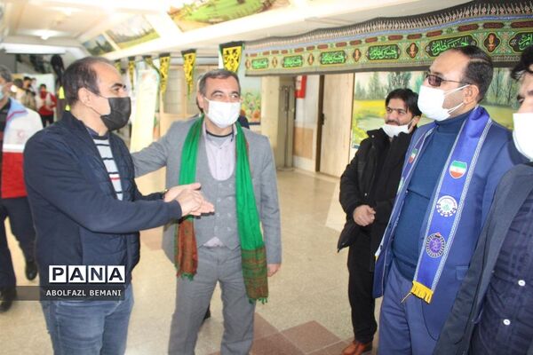اجرای تمرین آمادگی دانش‌آموزان در برابر بلایای طبیعی