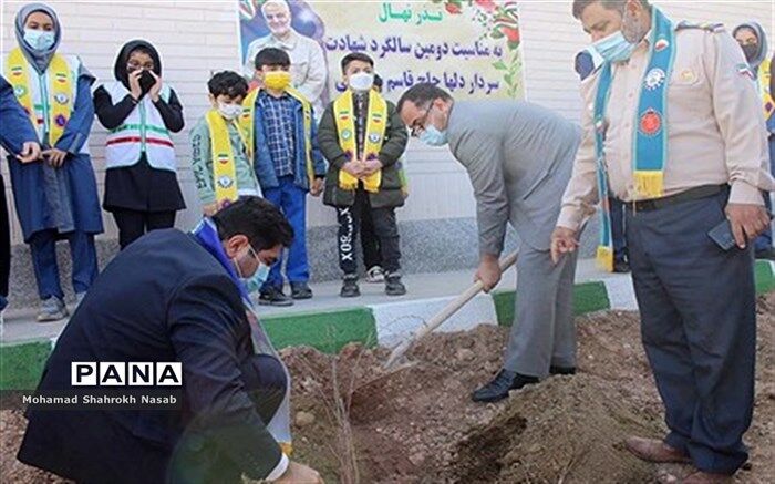 برگزاری پویش «نذر نهال » در ناحیه یک اهواز