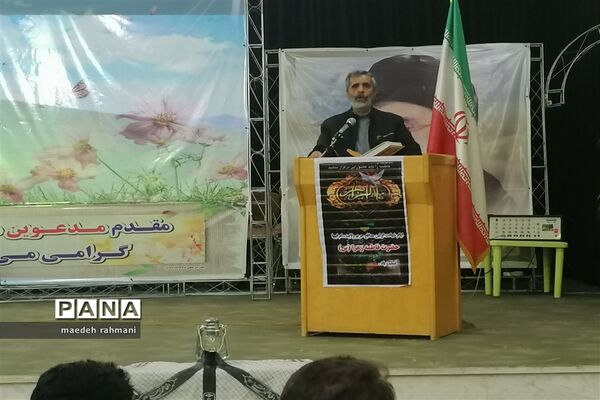 مراسم گرامیداشت 9 دی و سالگرد شهادت سردار حاج قاسم سلیمانی  آموزشگاه فتح المبین