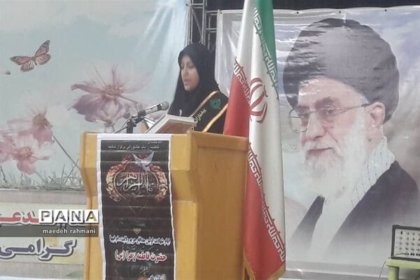 مراسم گرامیداشت 9 دی و سالگرد شهادت سردار حاج قاسم سلیمانی  آموزشگاه فتح المبین