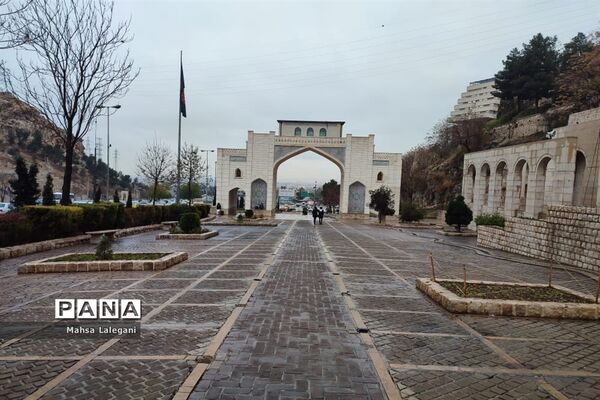 طراوت زمستانی شیراز پس از بارش نخستین باران فصلی