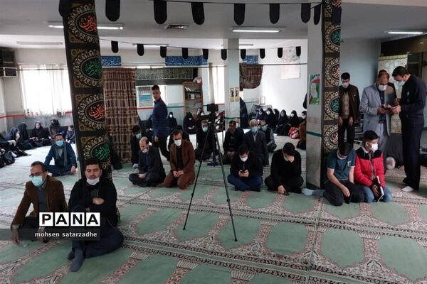 مراسم گرامیداشت 9دی با حضور بسیجیان فرهنگی ناحیه دو شهرری