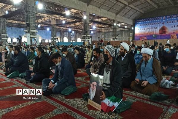 آیین ۹ دی در مصلای مهدیه امام خمینی (ره) اهواز