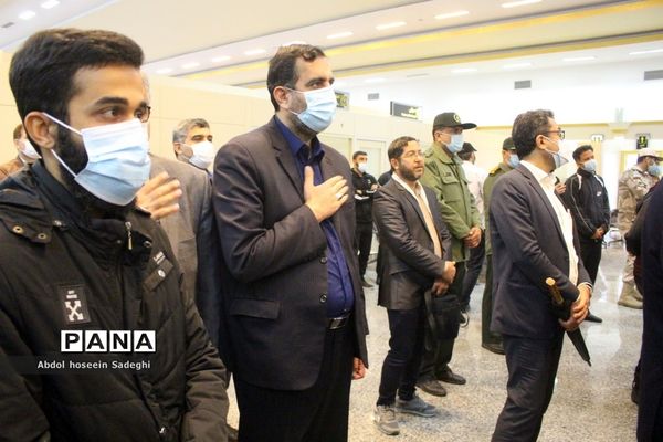 استقبال از پیکر شهیدان گمنام در بوشهر