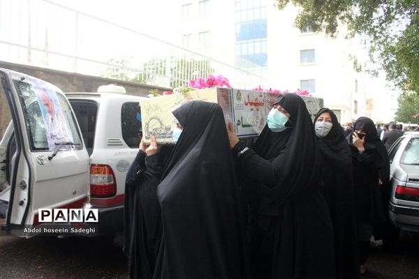 استقبال از پیکر شهیدان گمنام در بوشهر