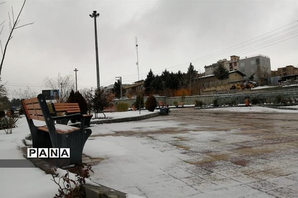بارش برف در شهرستان دماوند