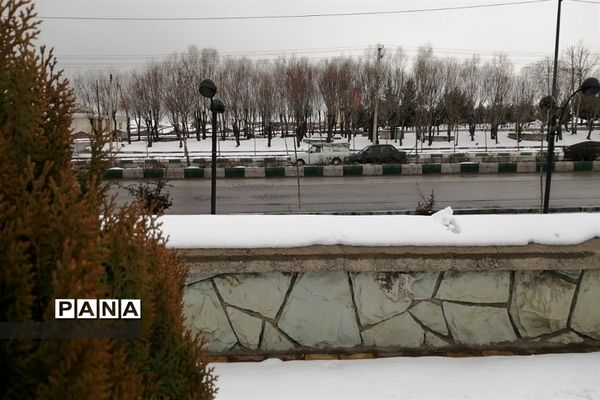 بارش برف در شهرستان دماوند