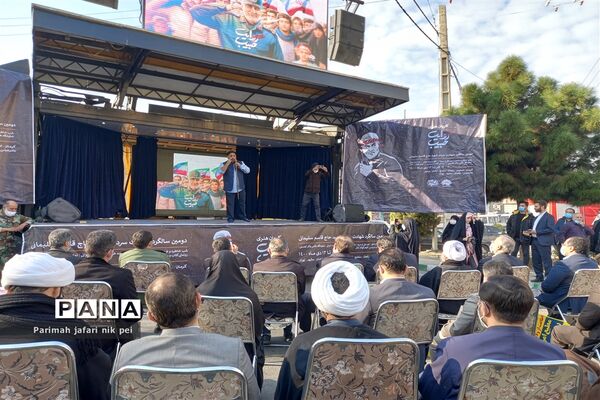 مراسم کاروان هنری‌روایت حبیب در شهرستان قرچک