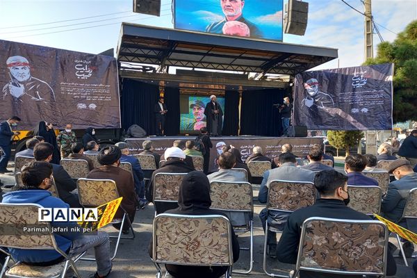 مراسم کاروان هنری‌روایت حبیب در شهرستان قرچک