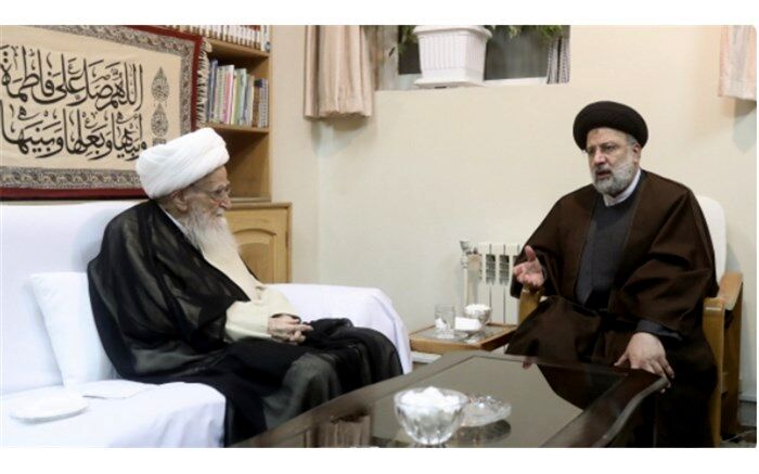 دیدار رئیس‌جمهوری با آیت‌الله صافی گلپایگانی