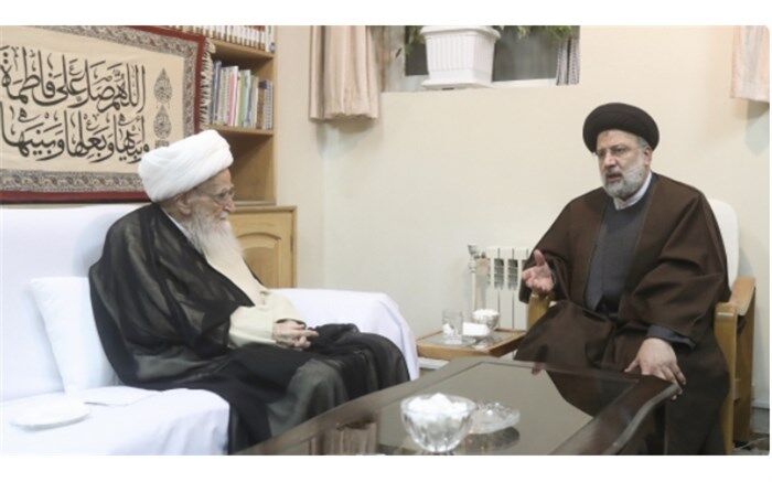 دیدار رئیس‌جمهوری با آیت‌الله صافی گلپایگانی