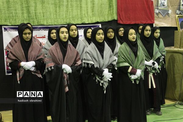 مراسم سالگرد شهادت سردار سلیمانی در گلوگاه