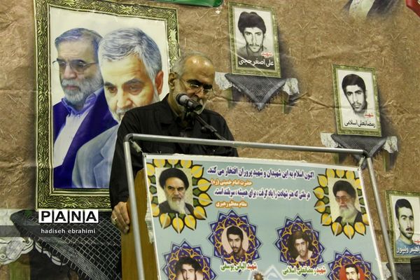 مراسم سالگرد شهادت سردار سلیمانی در گلوگاه