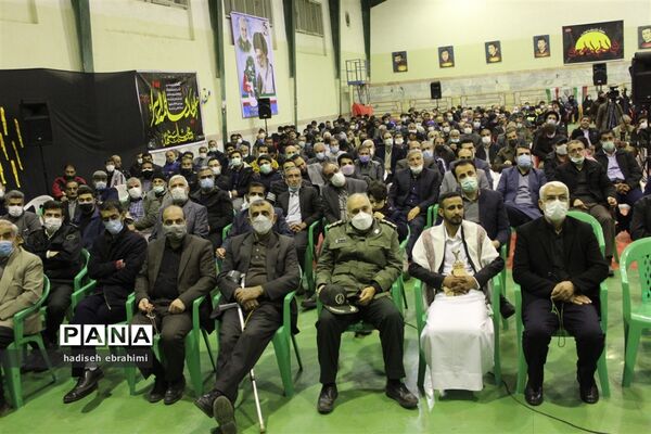 مراسم سالگرد شهادت سردار سلیمانی در گلوگاه