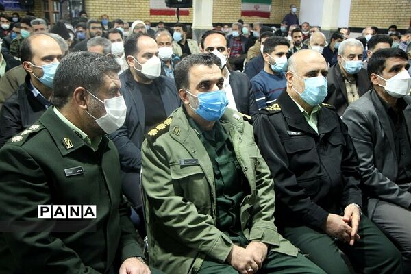 مراسم گرامیداشت دومین سالگرد شهادت حاج قاسم سلیمانی و ابومهدی المهندس در شهرک خاورشهر
