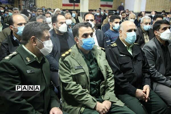 مراسم گرامیداشت دومین سالگرد شهادت حاج قاسم سلیمانی و ابومهدی المهندس در شهرک خاورشهر