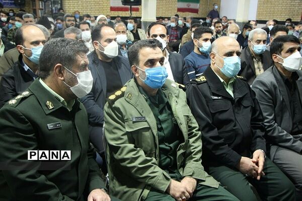 مراسم گرامیداشت دومین سالگرد شهادت حاج قاسم سلیمانی و ابومهدی المهندس در شهرک خاورشهر