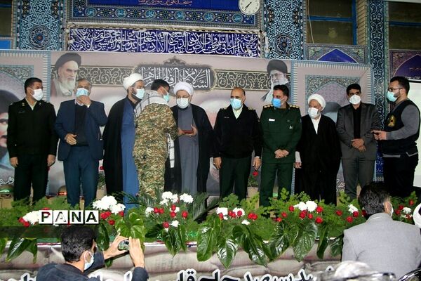 مراسم گرامیداشت دومین سالگرد شهادت حاج قاسم سلیمانی و ابومهدی المهندس در شهرک خاورشهر