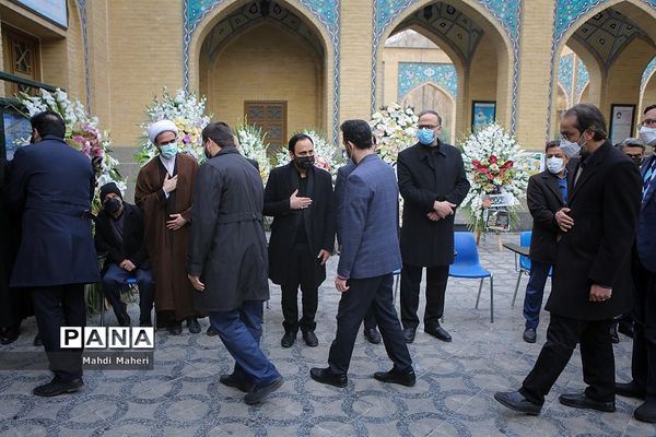 مراسم ترحیم فرزند سخنگوی دولت