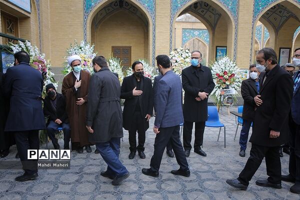 مراسم ترحیم فرزند سخنگوی دولت